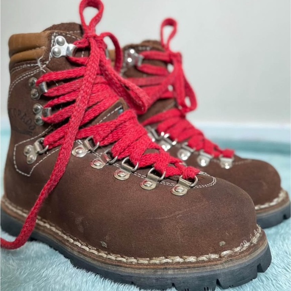 Vintage Kinny Colorado Suede Leather Hiking Boots- Unisex - Picture 4 of 10